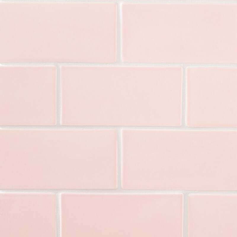 Rosie Glossy Subway Ceramic Tiles 3×6