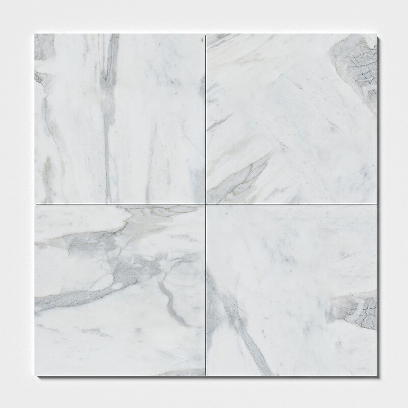 Calacatta Gold Royal Honed Marble Tiles 18×18