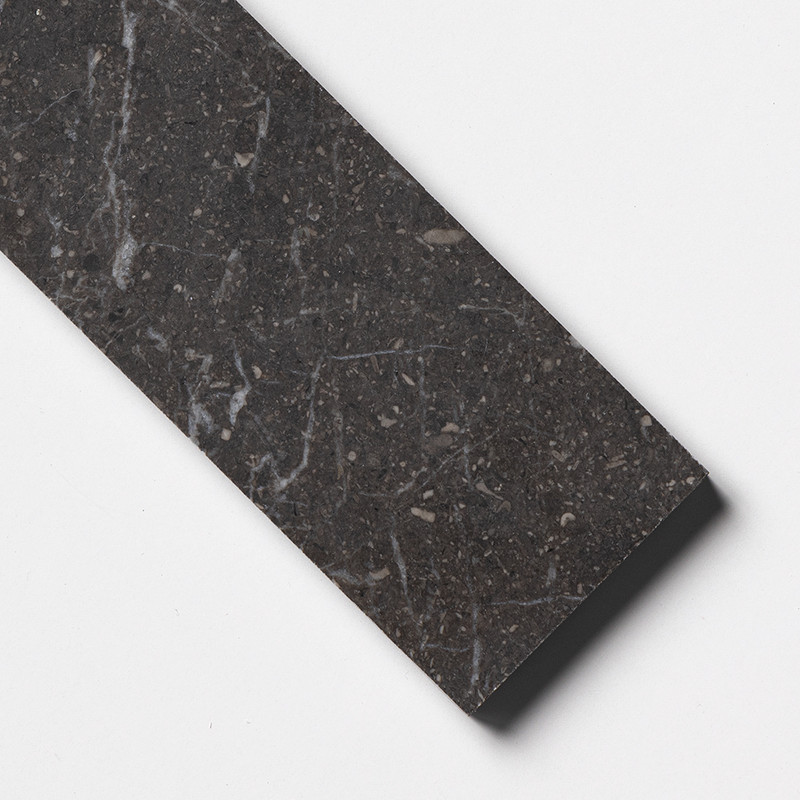 Iris Black Honed Subway Marble Tiles 3×12
