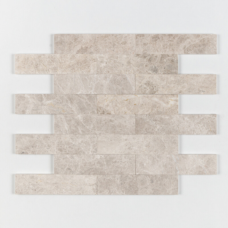 Piastrelle in marmo levigato Silver Shadow Subway 3×12