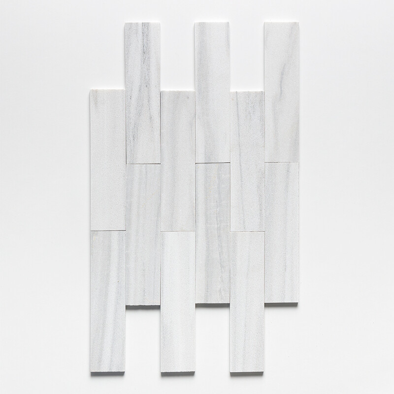 Skyline Leather Subway Marble Tiles 3×12