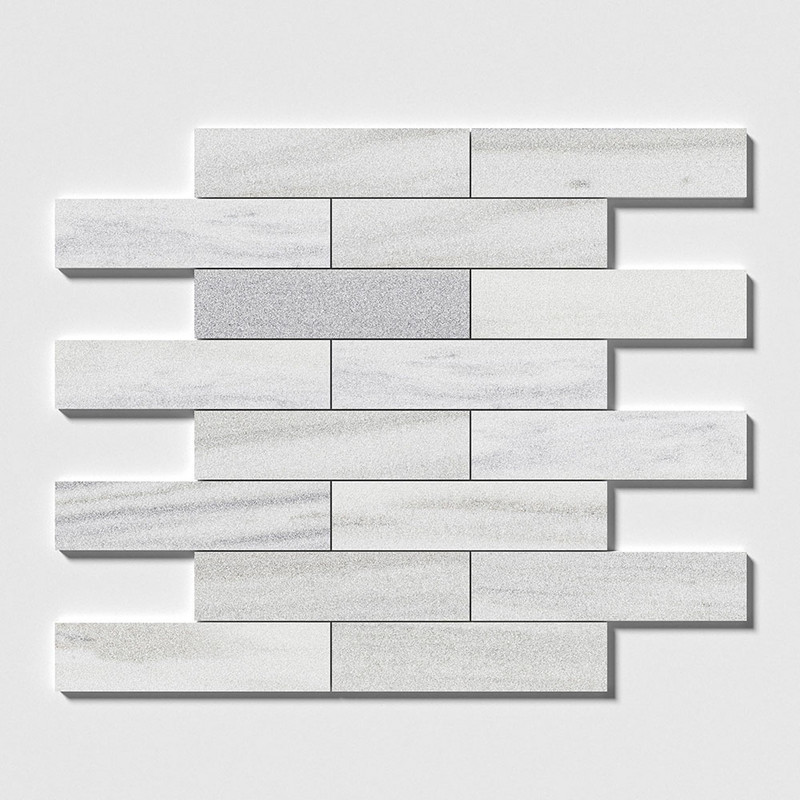 Skyline Leather Subway Marble Tiles 3×12