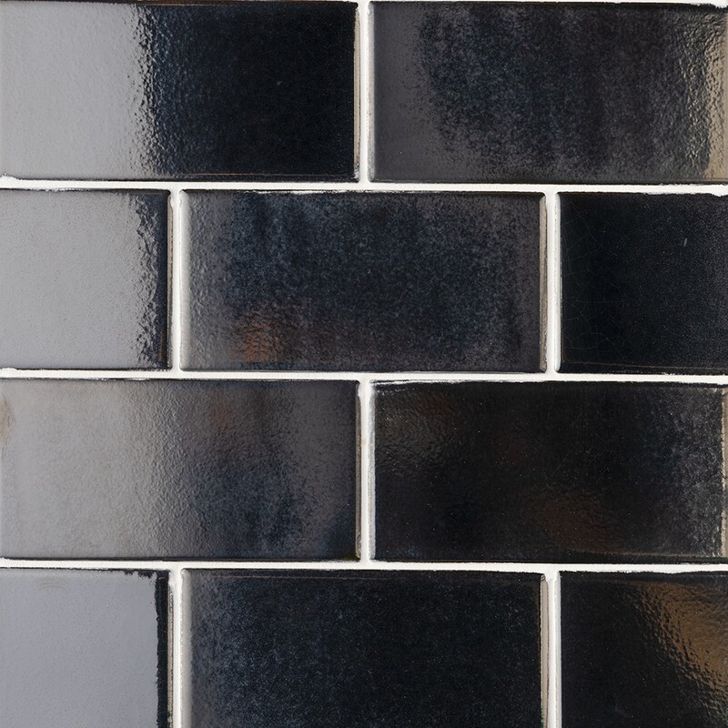 Bronze Multi Finish Subway Ceramic Tiles 3×6