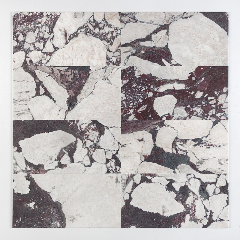 Calacatta Viola Honed Marble Tiles 12×24