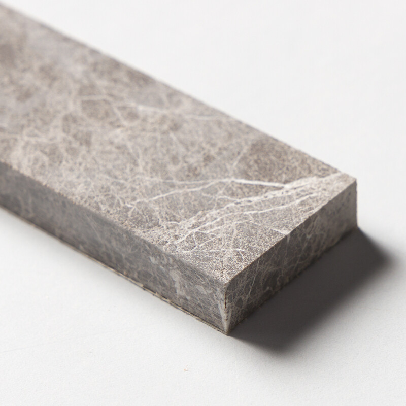 Maroon Di Notte Leather Plank Marble Tiles 1 9/16×18