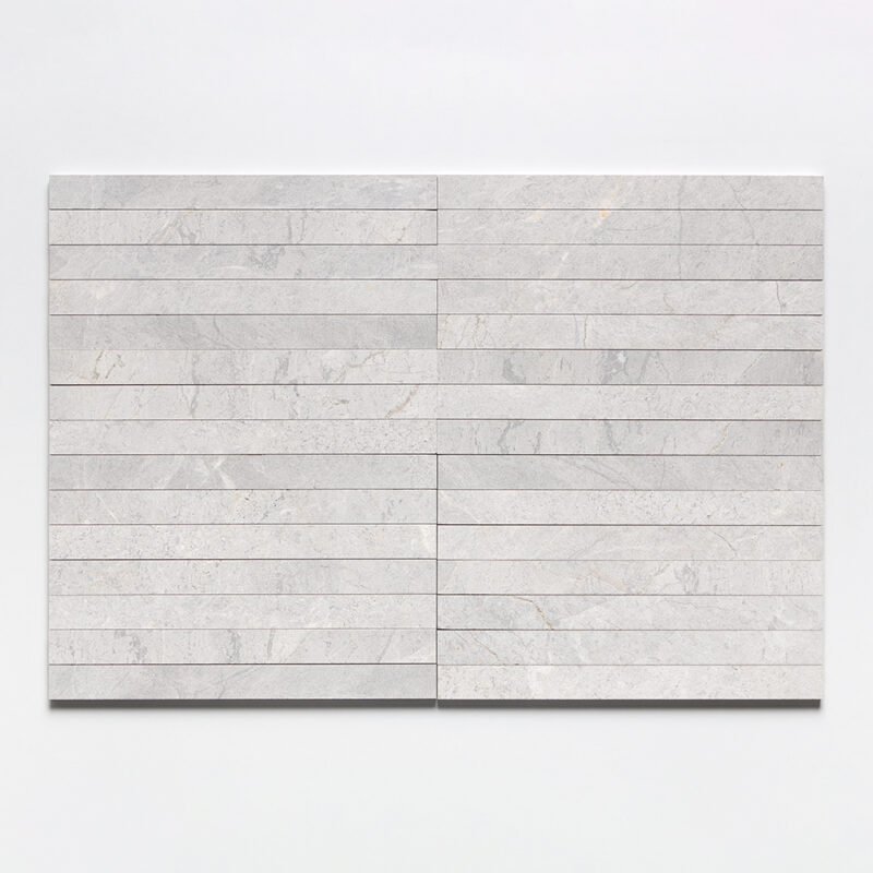 Silver Shadow Leather Plank Marble Tiles 1 9/16×18 (TL20308)
