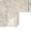 Silver Shadow Split Face Marble Ledger Panel 6×24 (TL20754)