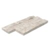 Silver Shadow Split Face Marble Ledger Panel 6×12 (TL20756)