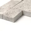 Silver Shadow Split Face Marble Ledger Panel 6×12 (TL20756)