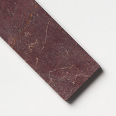 Azulejos de mármore vermelho Bordeaux polido para metrô, 3×12
