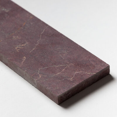Azulejos de mármore vermelho Bordeaux polido para metrô, 3×12