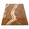 Maroon Di Notte Leather Plank Marble Tiles 4×16 (TL21068)