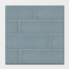 Peggy Blue Plain Ceramic Tiles 2 1/4×7 3/8