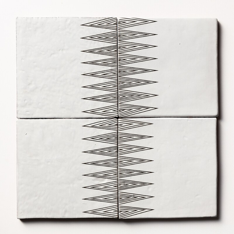 Bavi 5 Square 1/2 Glazed Terracotta Tiles 6×6