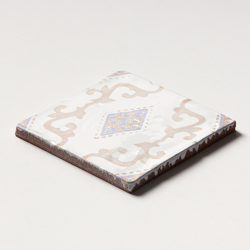 Vintage Linen India Glossy Glazed Terracotta Tiles 6×6