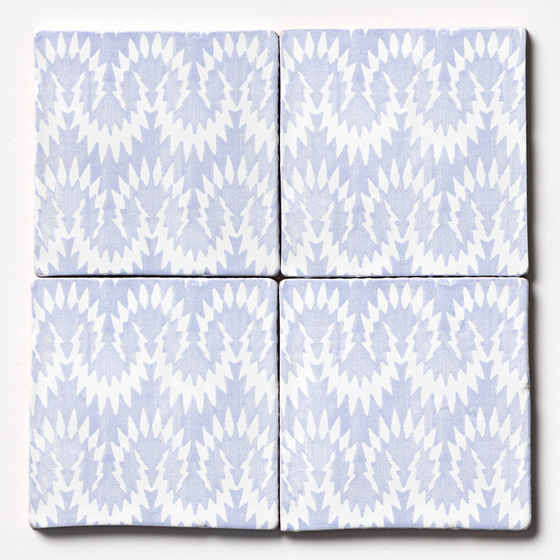 Indigo Wash Flama Glossy Glazed Terracotta Tiles 6×6