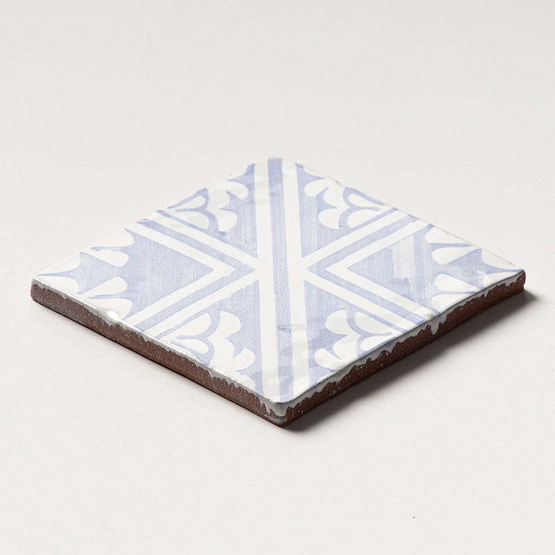 Indigo Wash Manorca Glossy Glazed Terracotta Tiles 6×6