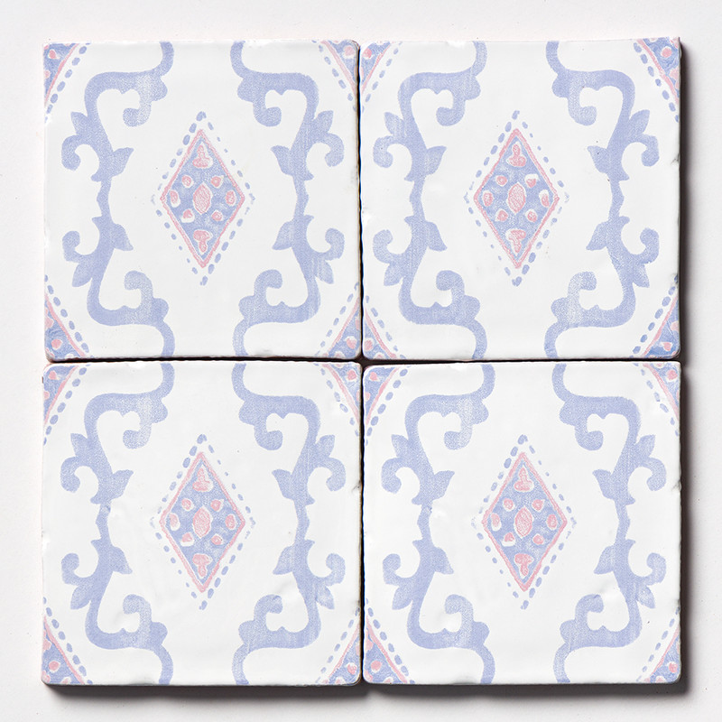 Indigo Wash India Glossy Glazed Terracotta Tiles 6×6