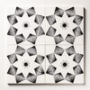 Black Diamonds Glossy Ceramic Tiles 6×6