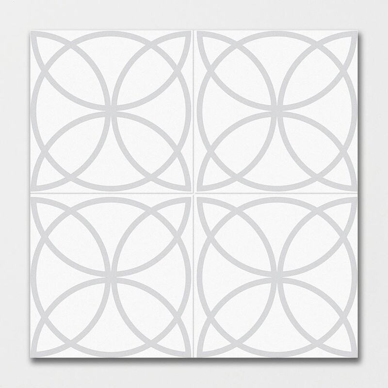 Blanco Matte Colore Look Porcelain Tiles 8×8