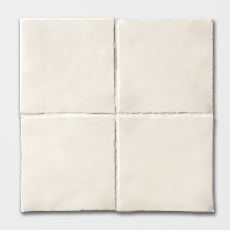 Blanc Glossy Ceramic Tiles 6×6