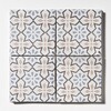 Azulejos de terracota esmaltada mate Petal Promenade 6×6