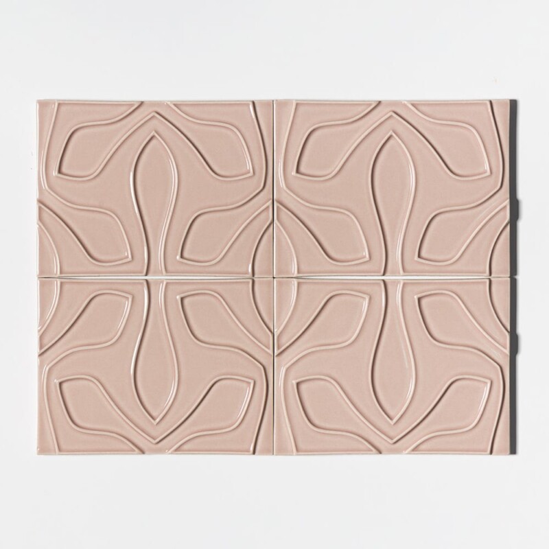 Violet Plum Glossy Tioma Ceramic Accent Tiles 6×8