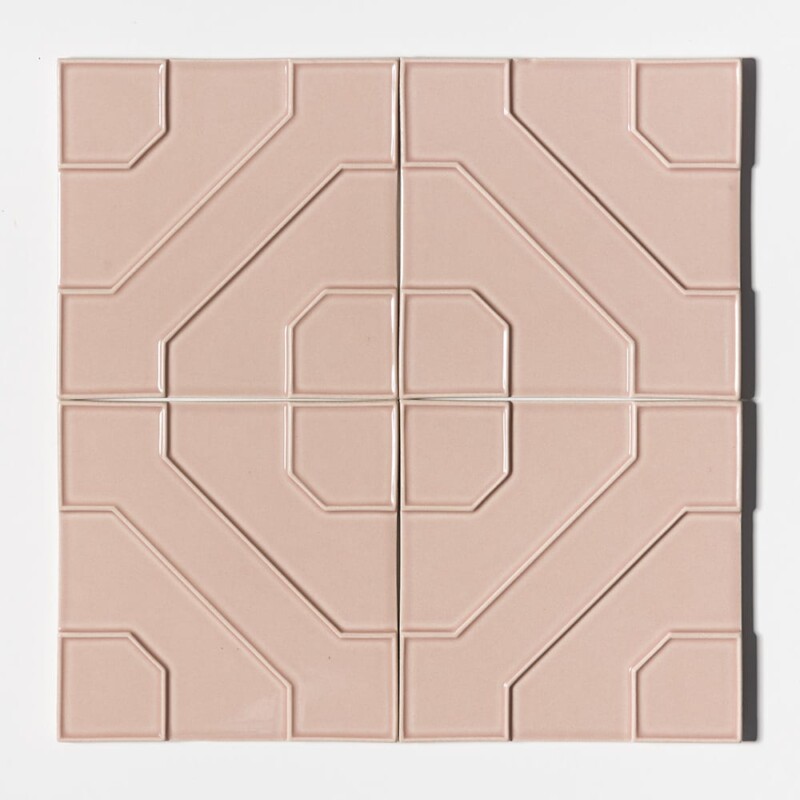 Violet Plum Glossy Kodye Ceramic Accent Tiles 8×8