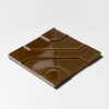 Creamy Leather Glossy Kodye Ceramic Accent Tiles 8×8