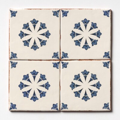 Rosebud Matte Glazed Terracotta Tiles 6x6