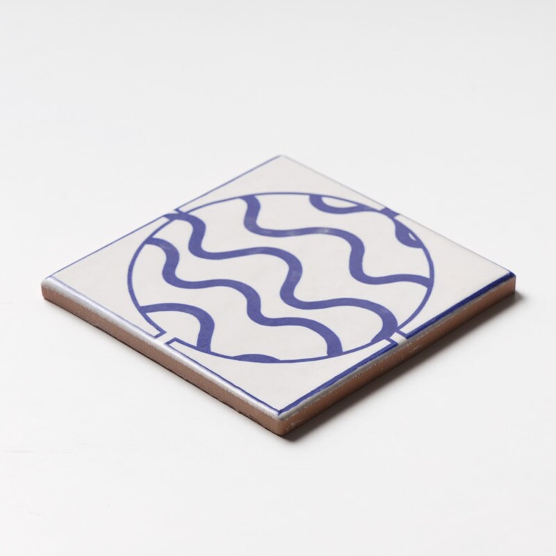 Cadet Matte Porthole Glazed Terracotta Tiles 6×6