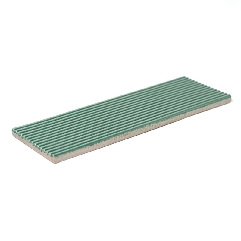 Sage Glossy Thin Fluted Ceramic Tiles 4×12 (TL80998)