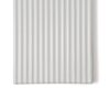 Royal White Glossy Thin Fluted Ceramic Tiles 4×12 (TL81002)
