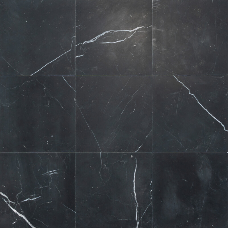Black Honed Marble Tiles 5 1/2×5 1/2
