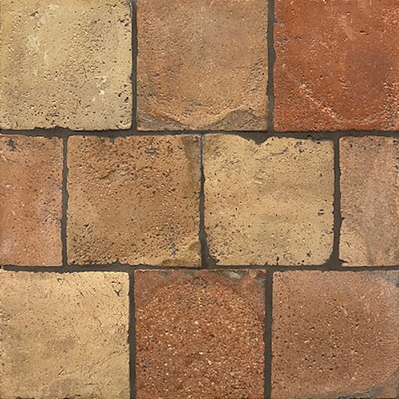 Reclaimed Matte Square Terracotta Tiles 6×6