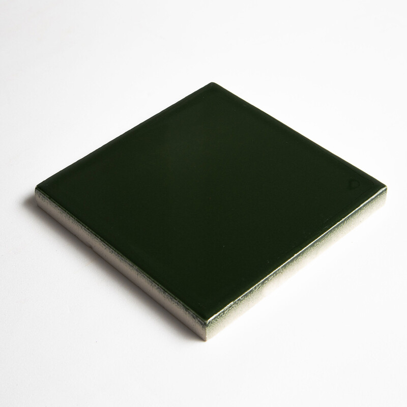 Wood Green Glossy Ceramic Tiles 4 1/16×4 1/16