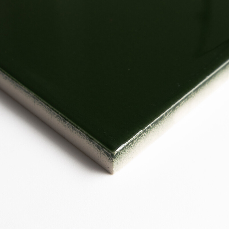 Wood Green Glossy Ceramic Tiles 4 1/16×4 1/16
