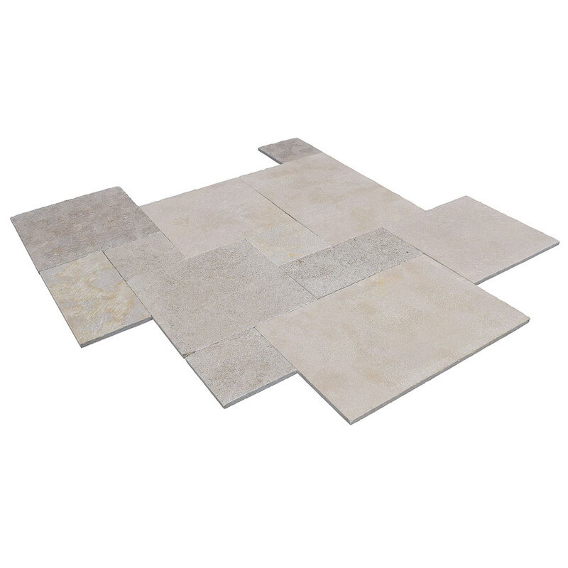 Vieux Patrimoine Beige Brushed Versailles Pattern Limestone Patterns Versailles Pattern