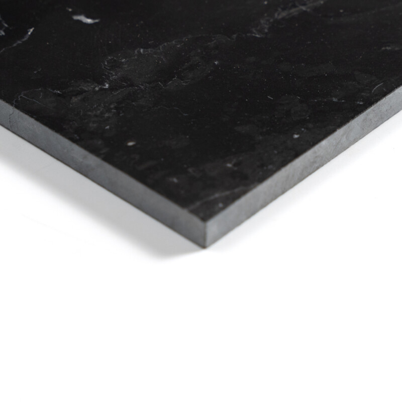 Piastrelle in marmo nero lucido del Belgio 12×24