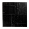 Piastrelle in marmo nero lucido del Belgio 18×18