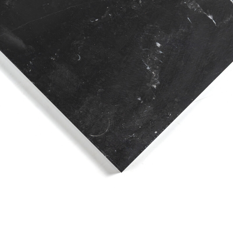 بلاط رخام بلجيكي أسود مصقول مقاس 12×24