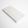 Cloud White Glossy Fina Ceramic Accent Tiles 3×6