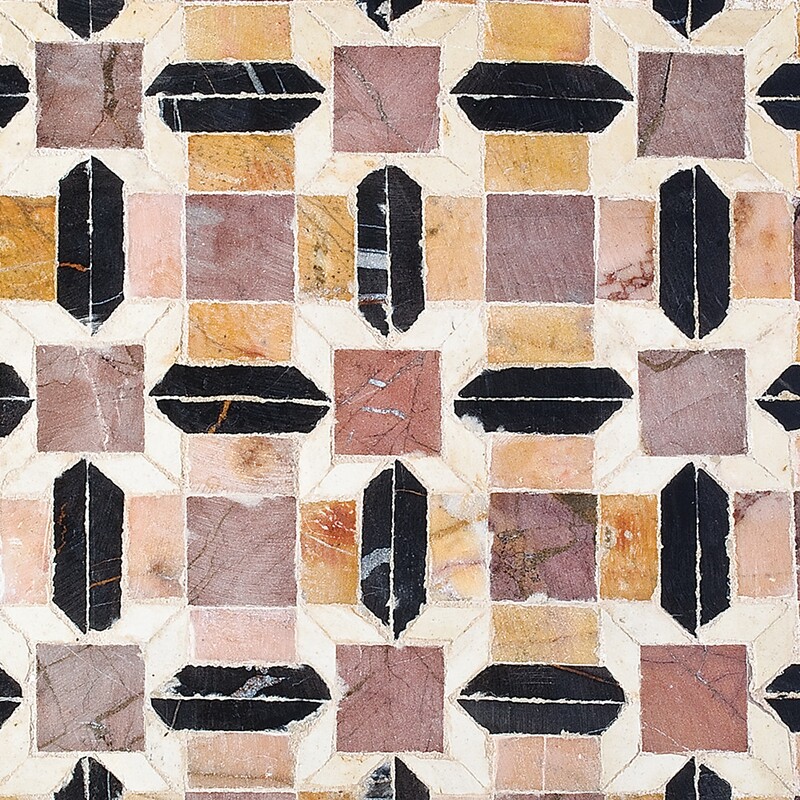Farnese Honed Limestone Mosaics 11 3/4×11 3/4