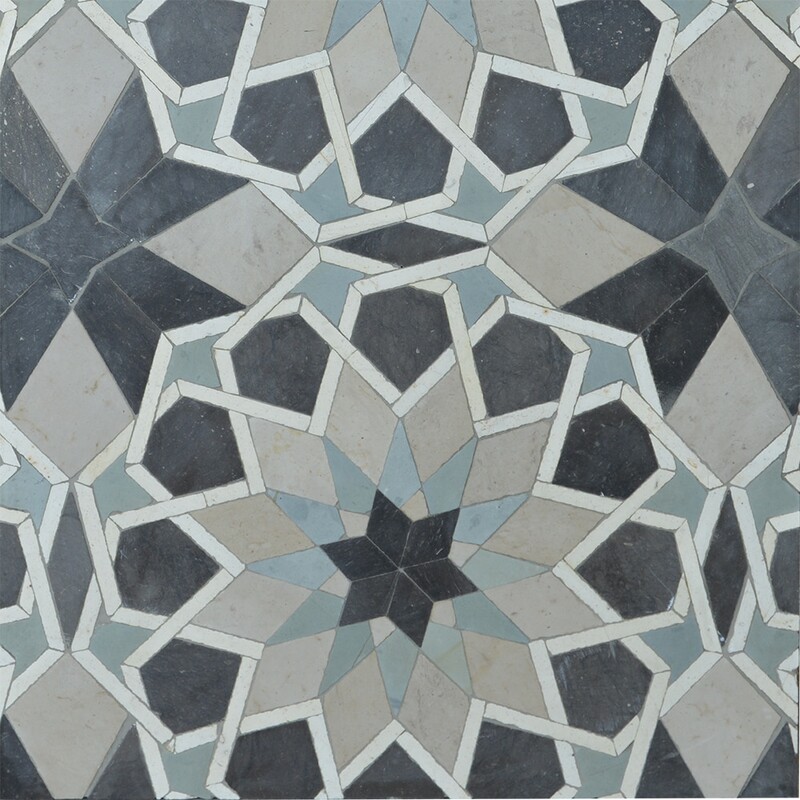 Laila Honed Limestone Mosaics 10×10