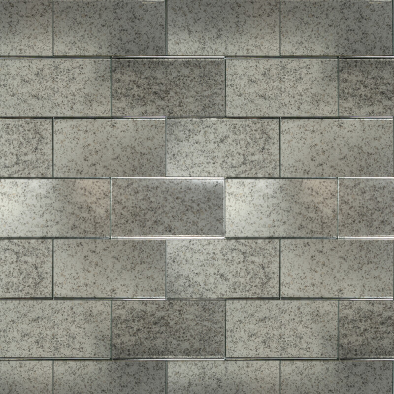 Antique Mirror Glossy Subway Glass Tiles 3×6