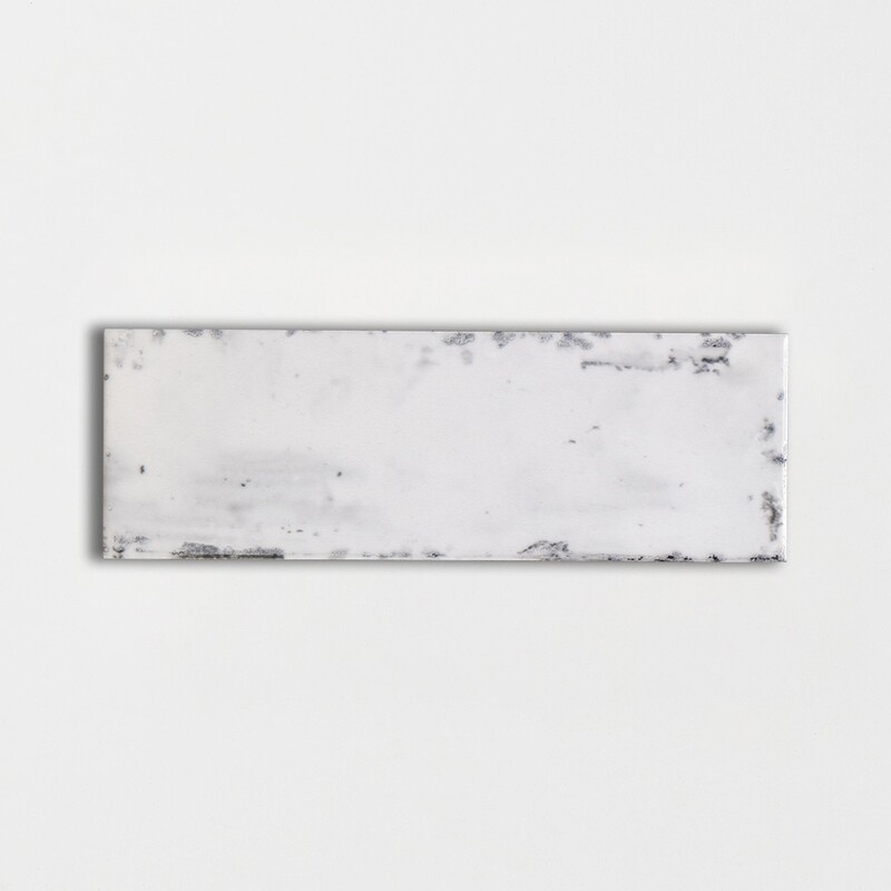 Rust Drip Blue Textured Ceramic Accent Tiles 4×12