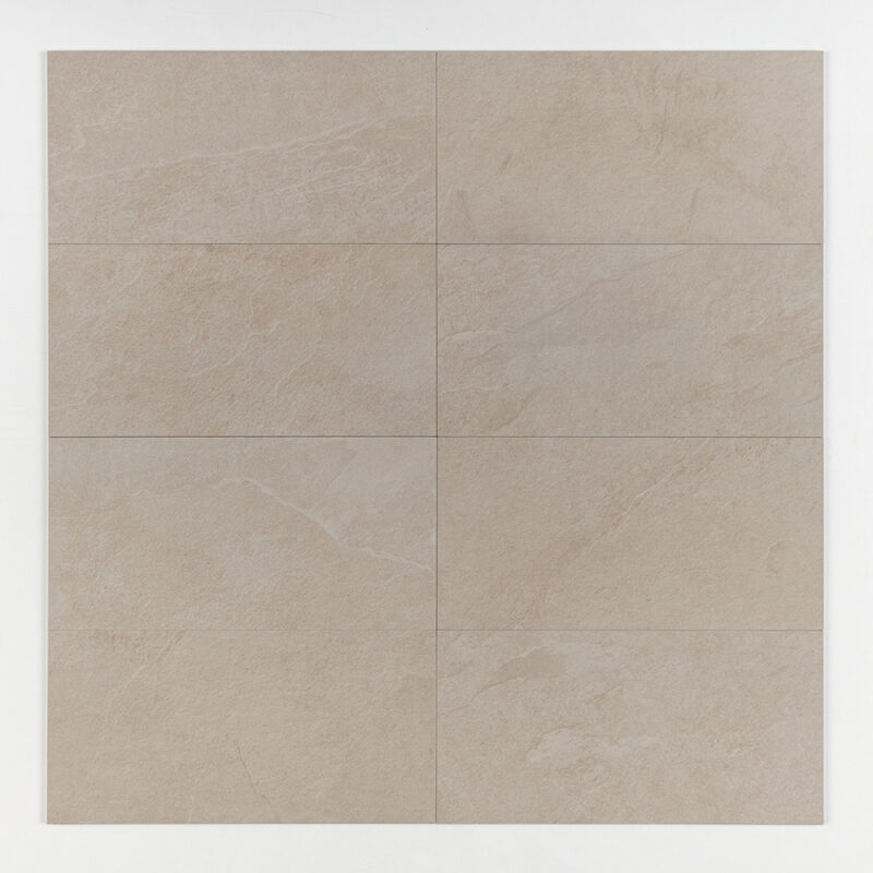 Ivory Flow Matte Stone Look Porcelain Tiles 12×24
