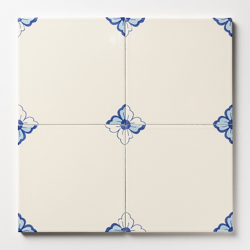 Gelosia Blanc Glazed Ceramic Tiles 6×6
