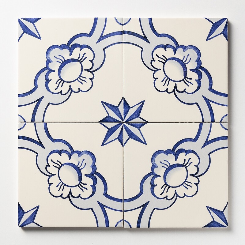 Casal Blue Glazed Ceramic Tiles 6×6