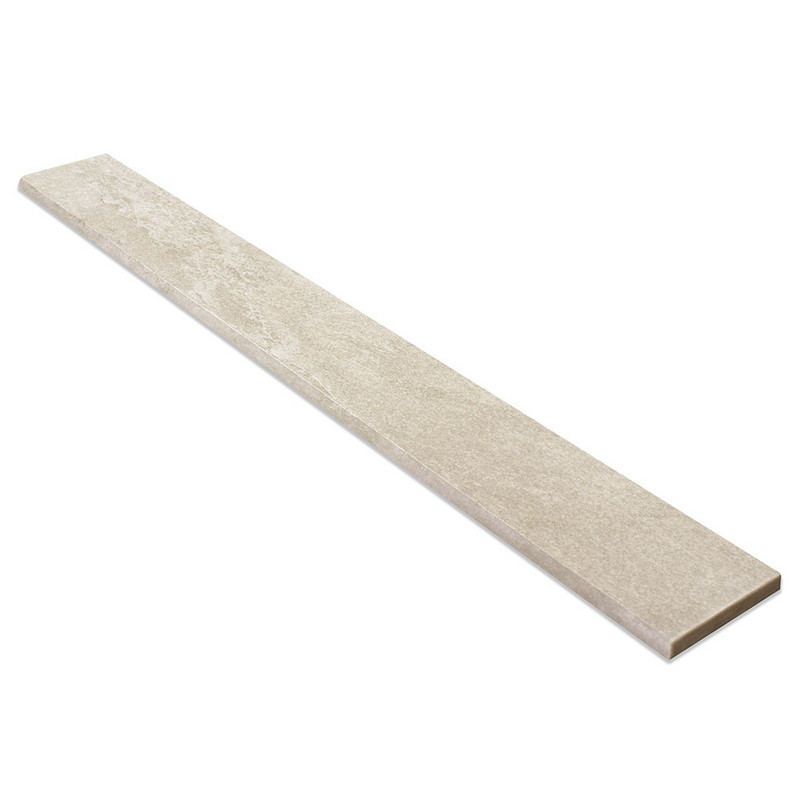 Taupe Matte Battiscopa Slate Look Porcelain Moldings 2 3/4×24